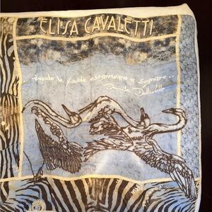 Elisa Cavaletti, Daniela Dallavalle swan print scarf